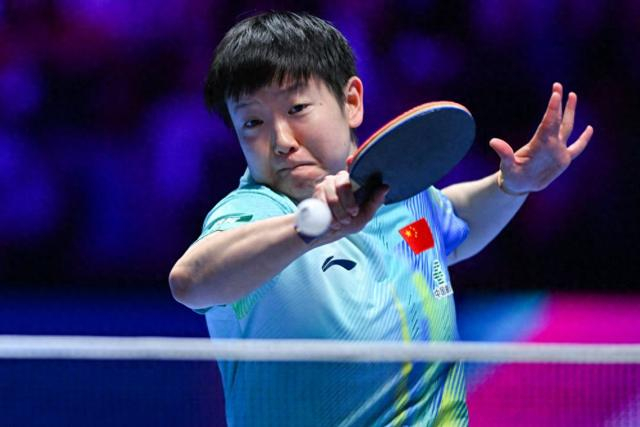 孙颖莎鏖战七局险胜埃及选手挺进四强